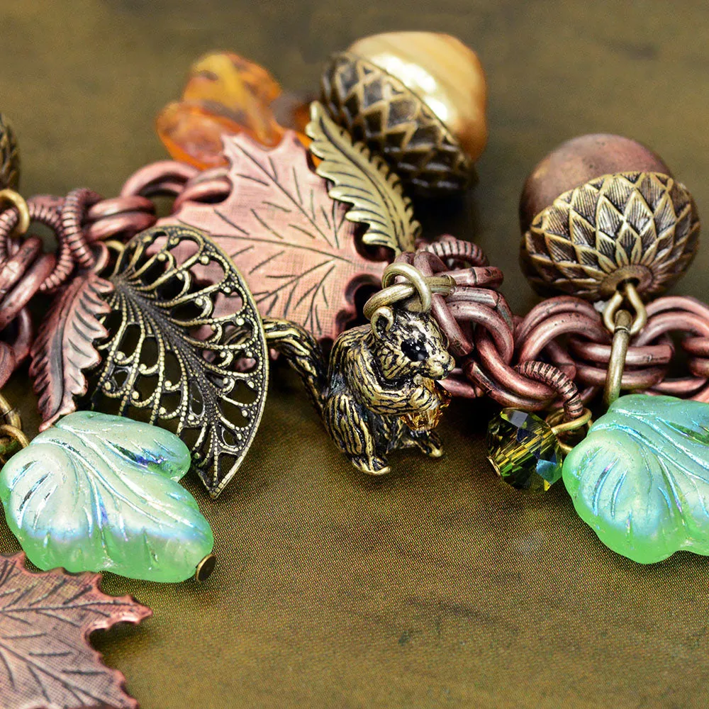 Squirrel's Harvest Charm Bracelet BR648 sold by Sweet Romance product image thumbnail 2