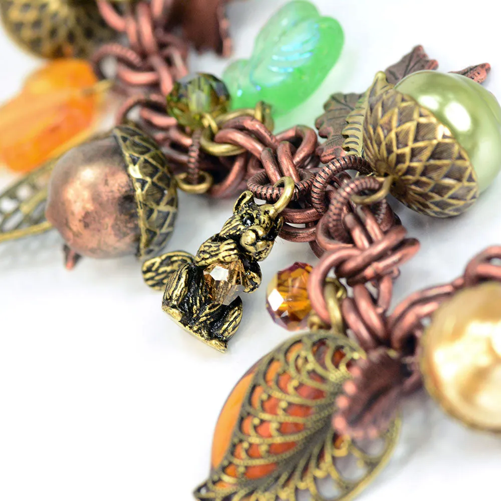 Squirrel's Harvest Charm Bracelet BR648 sold by Sweet Romance product image thumbnail 5