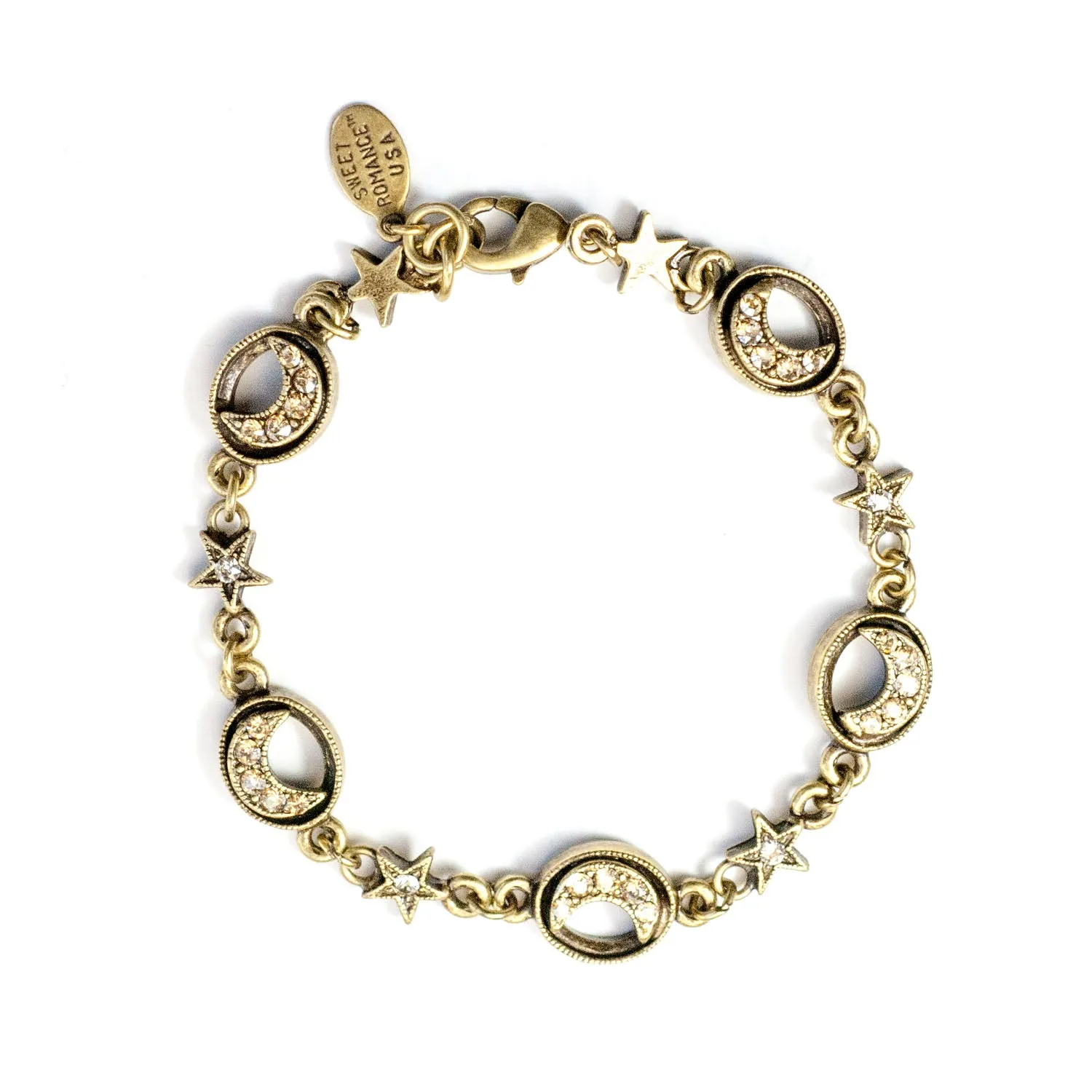 Crescent Moon Bracelet BR544 sold by Sweet Romance