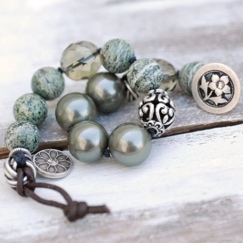 Chakra Beaded Bracelet BR458 sold by Sweet Romance