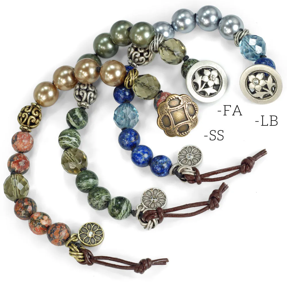 Chakra Beaded Bracelet BR458 sold by Sweet Romance product image thumbnail 2