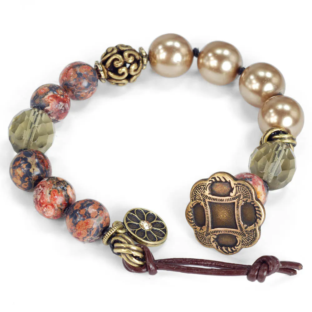 Chakra Beaded Bracelet BR458 sold by Sweet Romance product image thumbnail 4