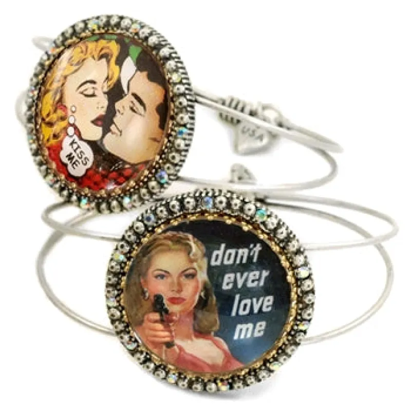 Vintage Vixens Comic Bracelets sold by Sweet Romance