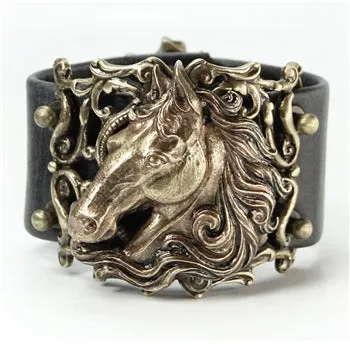 Stallion Leather Bracelet sold by Sweet Romance