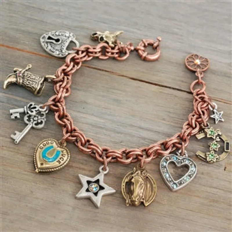 Trading Post Charm Bracelet sold by Sweet Romance