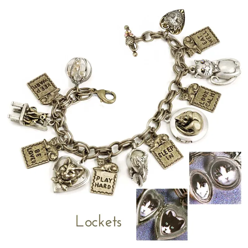 Things I Learned From My Cat Charm Bracelet BR222 made by Sweet Romance