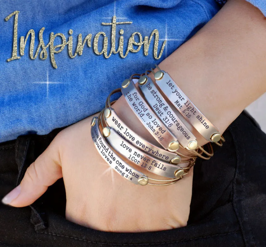 Bible Verse Inspirational Bracelets sold by Sweet Romance