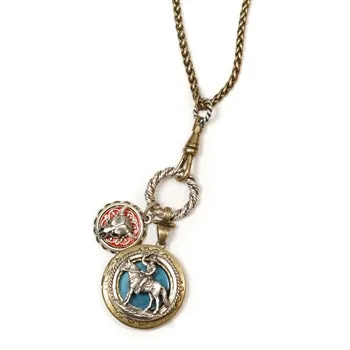 Cowboy Lasso Locket & Steer Skull Necklace - ONLY 9 LEFT! sold by Sweet Romance