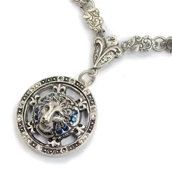 Lion Head on Victorian Chain sold by Sweet Romance