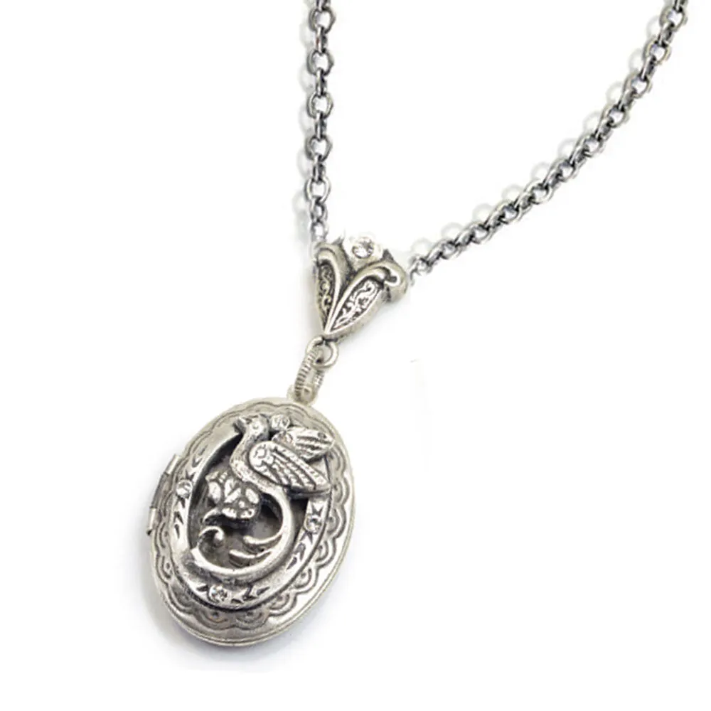 Vintage Bird Locket N1405 sold by Sweet Romance