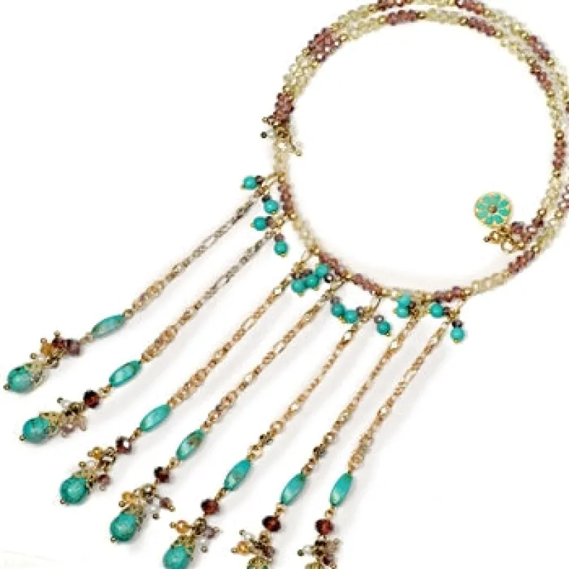 Dreamcatcher Crystal Necklace N374 sold by Sweet Romance