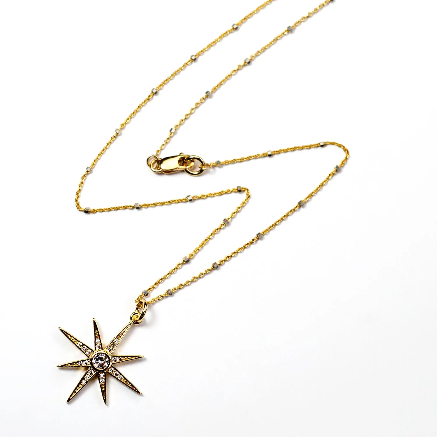 North Star Pendant Necklace N1702 sold by Sweet Romance product image thumbnail 3