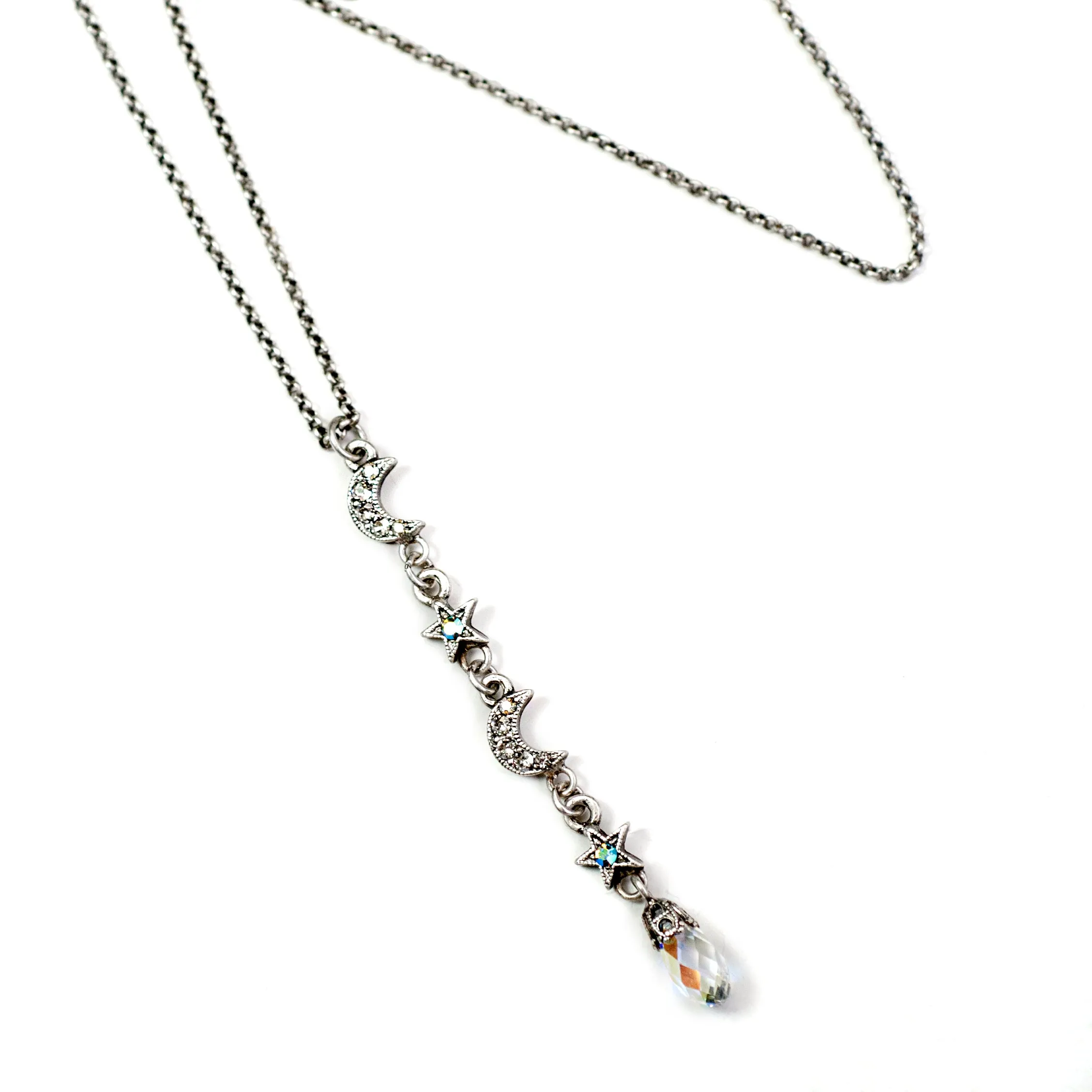 Star & Moon Y Necklace N1628 sold by Sweet Romance product image thumbnail 3