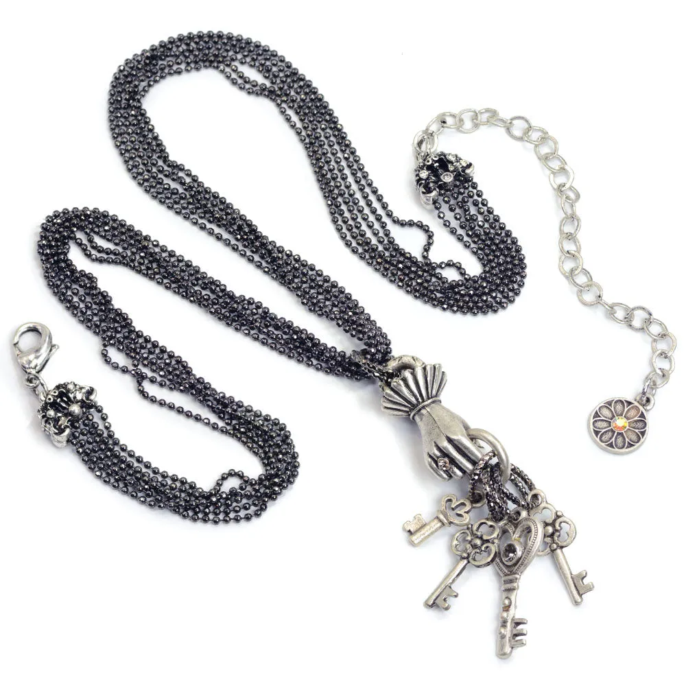 Keys to Secret Places Necklace N1406 sold by Sweet Romance product image thumbnail 3