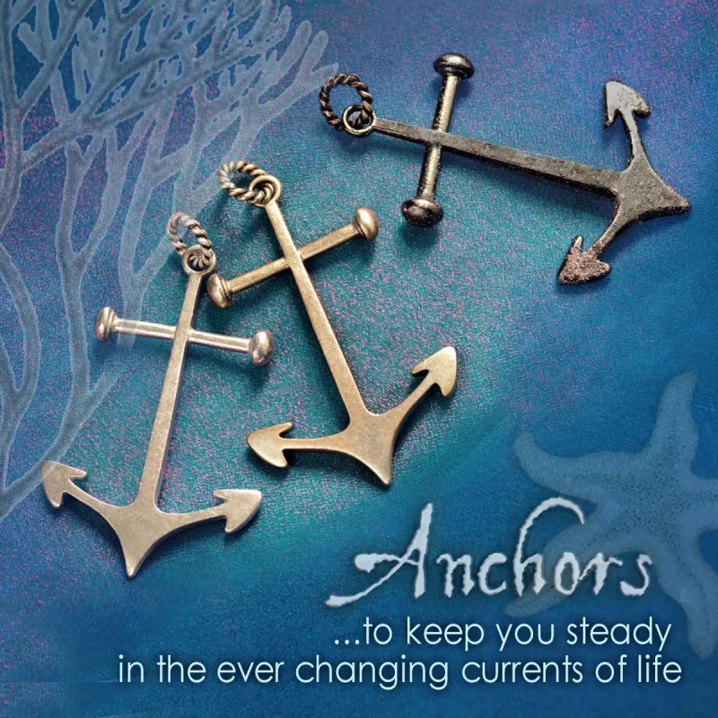 Anchor Pendant for life's changing currents sold by Sweet Romance