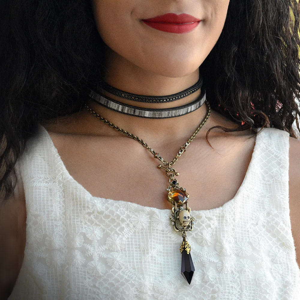 Memento Mori Necklace N1444 sold by Sweet Romance product image thumbnail 3