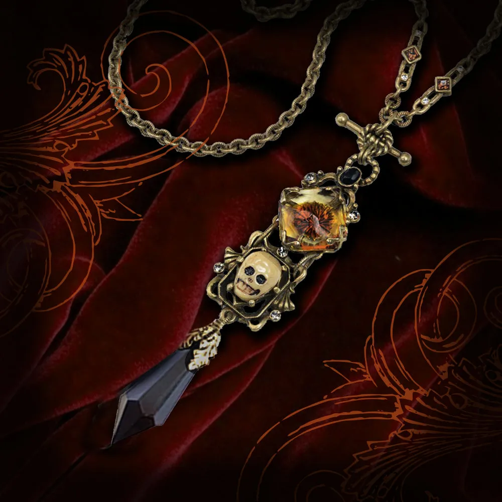 Memento Mori Necklace N1444 sold by Sweet Romance product image thumbnail 2