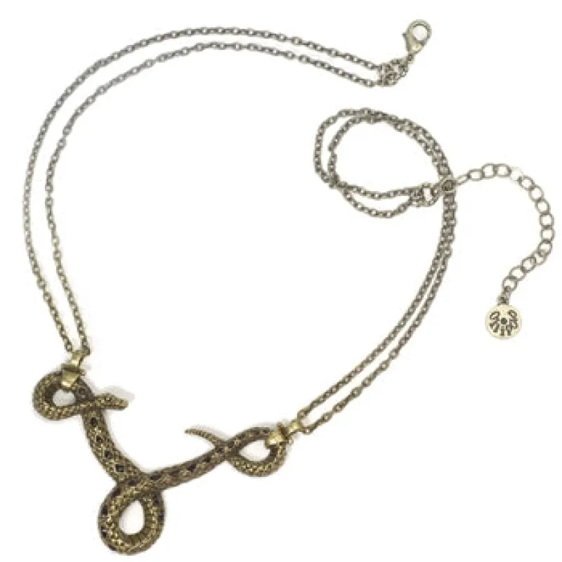 Rattlesnake on Chain Necklace N343 sold by Sweet Romance