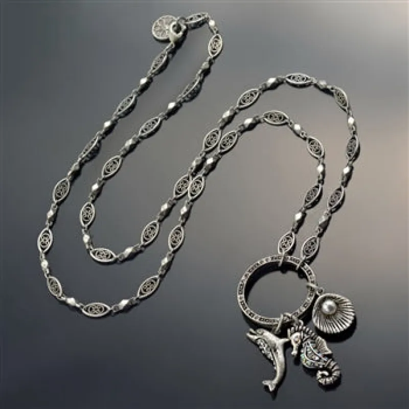 Ocean Spirits Charm Necklace N1548 sold by Sweet Romance