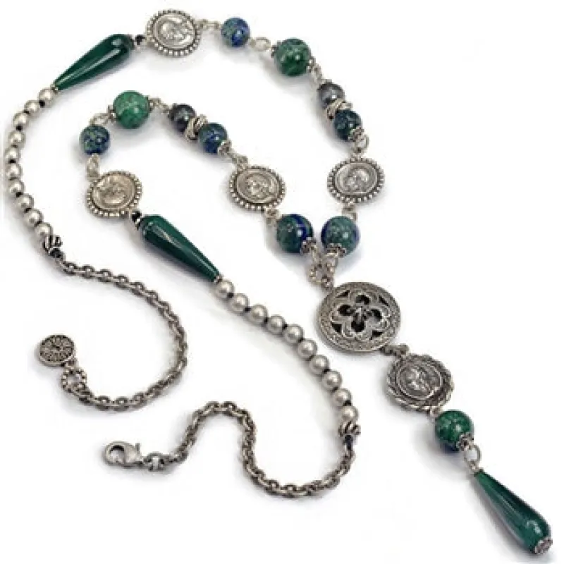 Gemstone Ancient Coin Necklace sold by Sweet Romance
