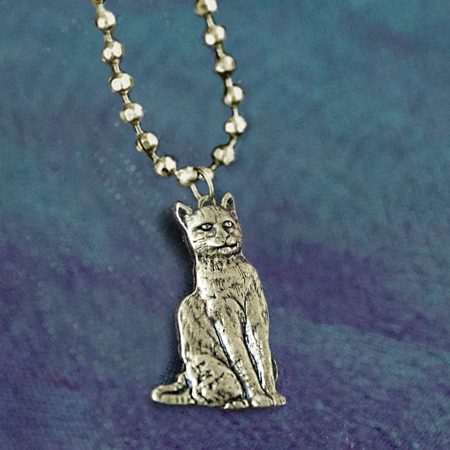 Dainty Vintage Cat Necklace sold by Sweet Romance product image thumbnail 2