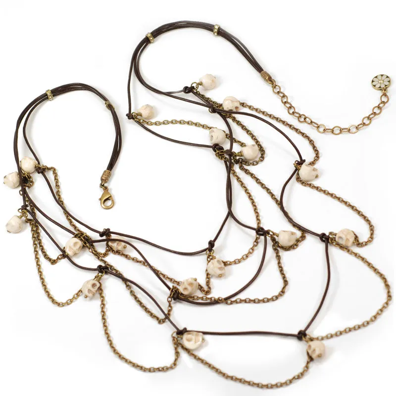 Trail's End Skull Necklace made by Sweet Romance