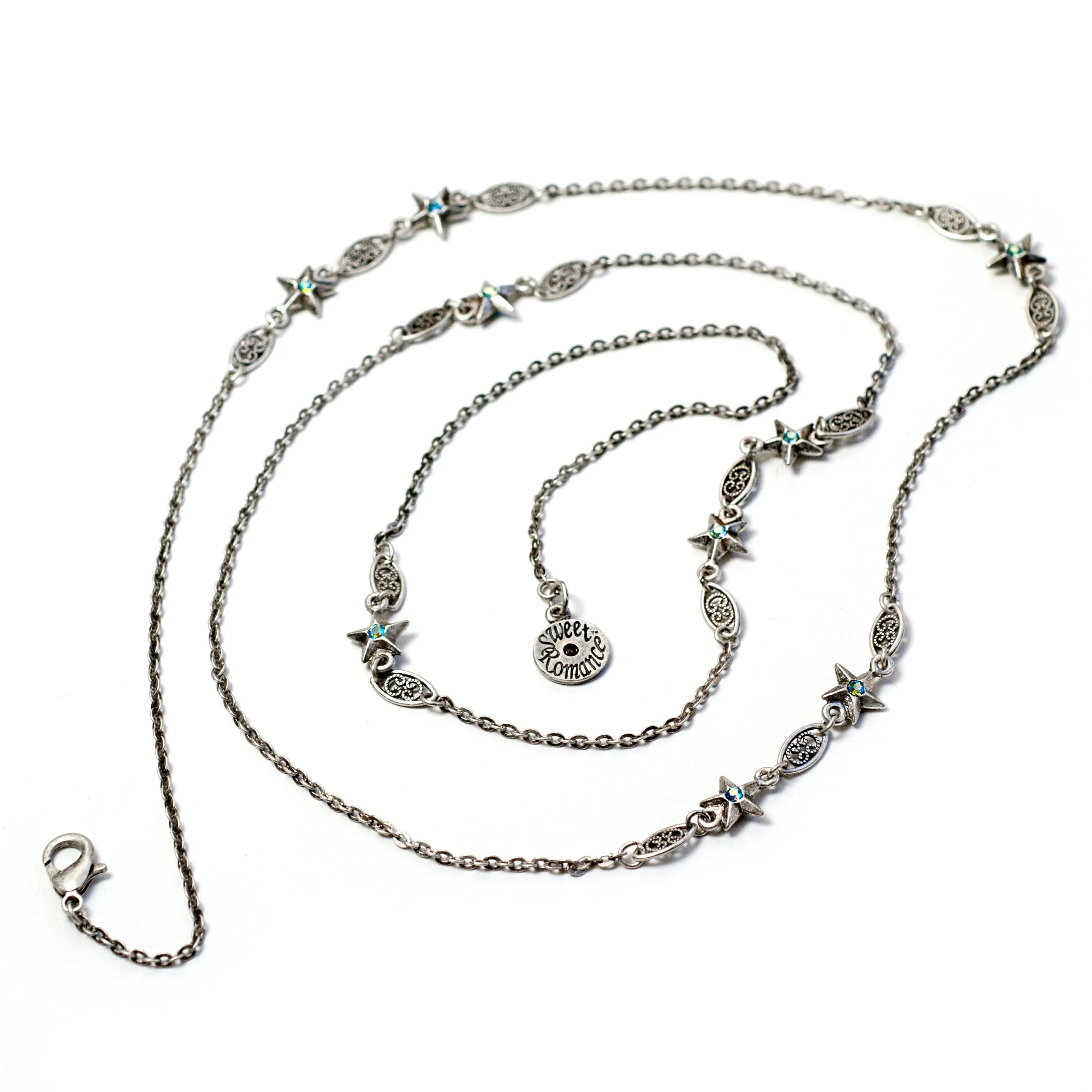 In Line Long Necklace N1637 sold by Sweet Romance product image thumbnail 2
