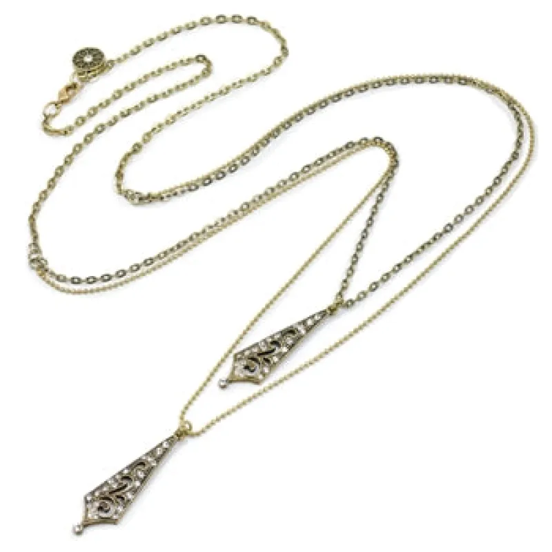 Lizette 2 Tier Necklace sold by Sweet Romance