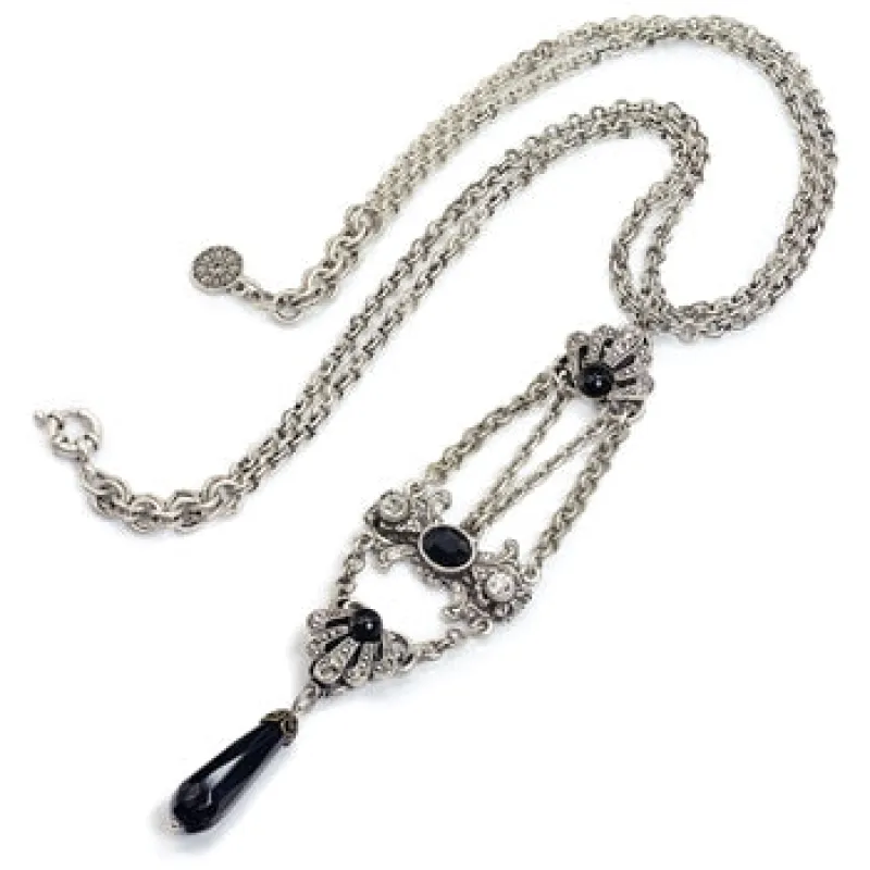Jet Tuscany Necklace sold by Sweet Romance