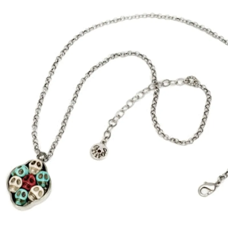 Family Skull Portrait Necklaces N322 sold by Sweet Romance