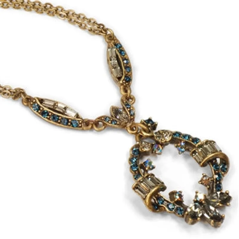 Crystal Loop Necklace N1286 sold by Sweet Romance