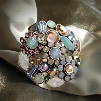 Crystal Mid Century Statement Pin sold by Sweet Romance product image thumbnail 2