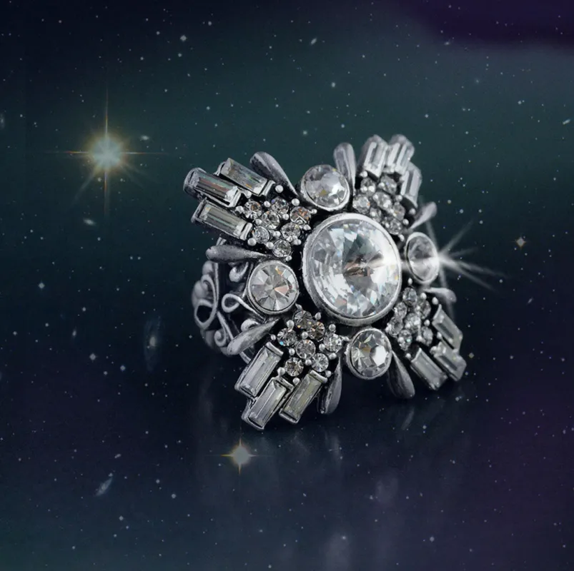 Art Deco Fireworks Ring R435 sold by Sweet Romance