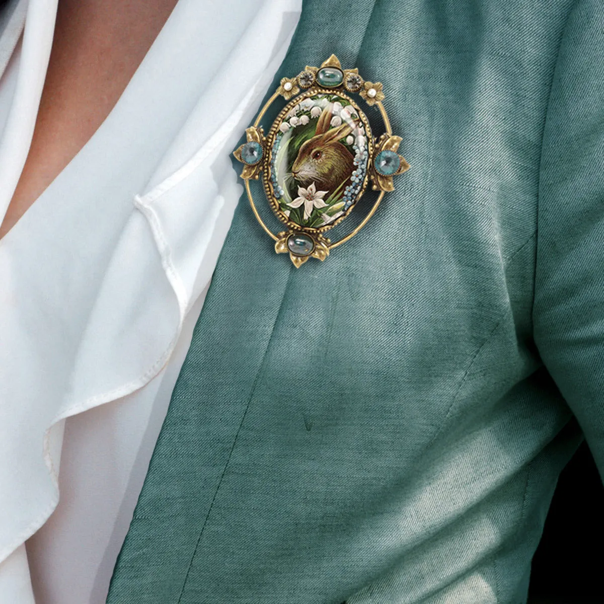 Vickie the Bunny Vintage Spring Pin P330-VI sold by Sweet Romance product image thumbnail 4