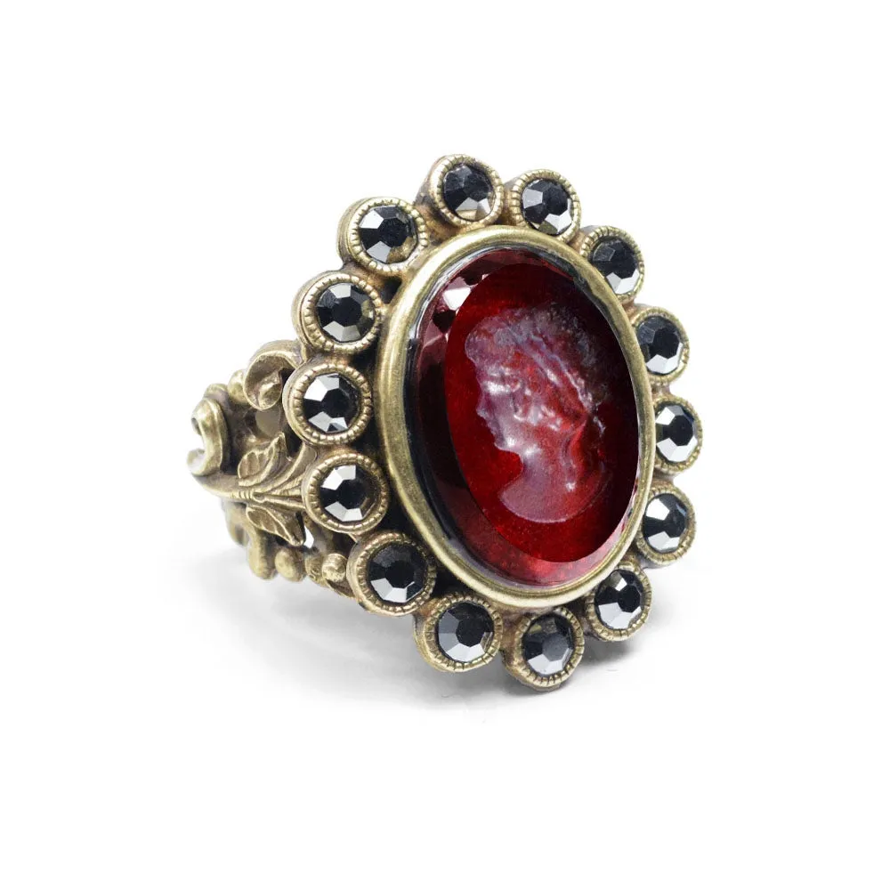 Cameo Intaglio Ring R135 sold by Sweet Romance product image thumbnail 3
