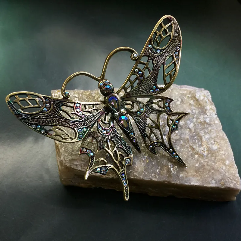 Art Nouveau Butterfly Pin P128 made by Sweet Romance