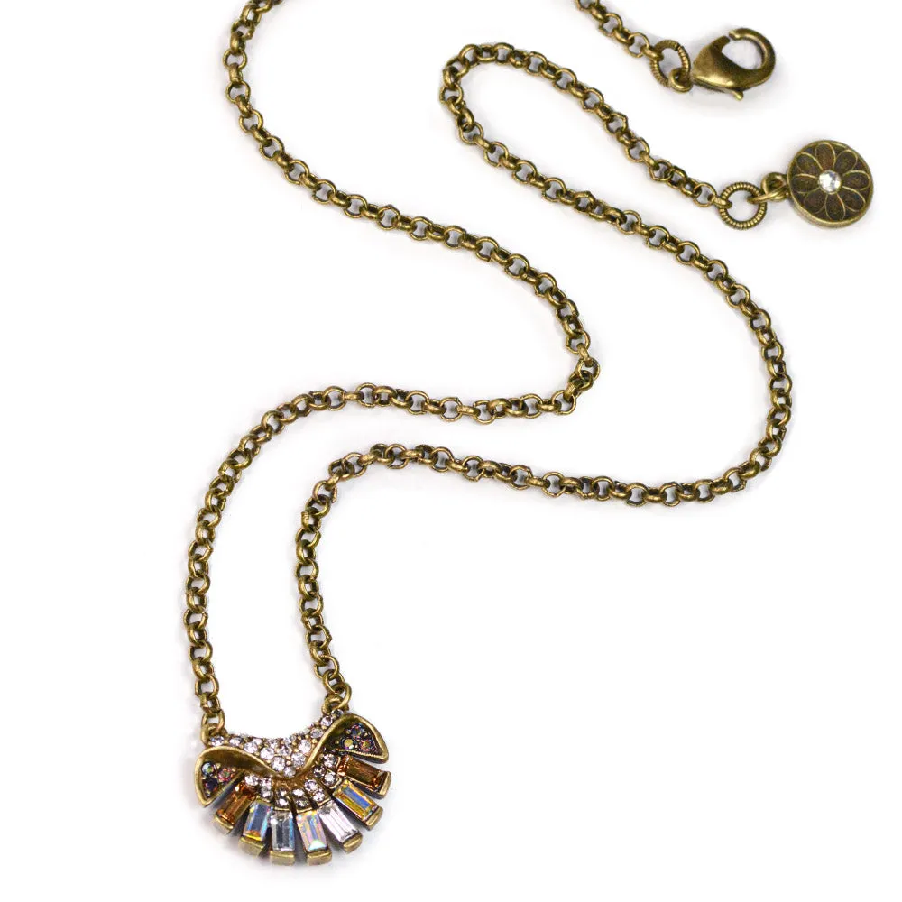 Art Deco on the Half Shell Necklace & Earring Set sold by Sweet Romance product image thumbnail 2