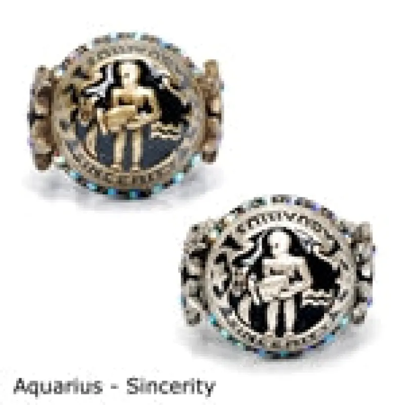 Aquarius Zodiac Rings R426-AQ sold by Sweet Romance