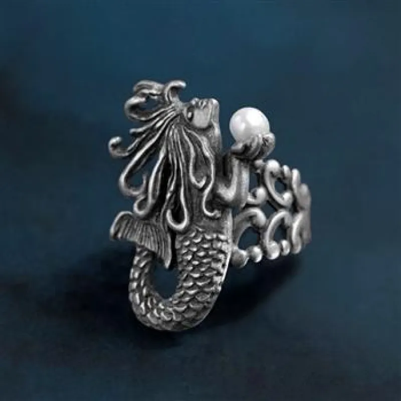 Mermaid Art Nouveau Ring R554 sold by Sweet Romance
