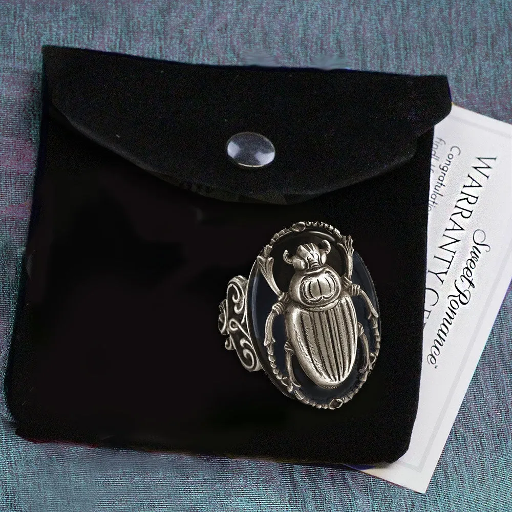 Scarab Beetle Ring R535 sold by Sweet Romance product image thumbnail 3