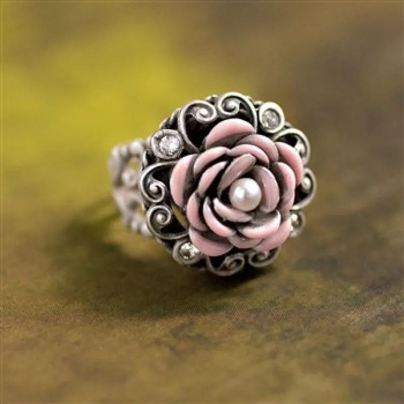 Make Mine Pink Rose Ring R531 sold by Sweet Romance