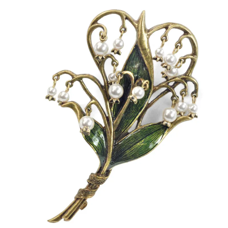 Lily of the Valley Brooch  P585 sold by Sweet Romance