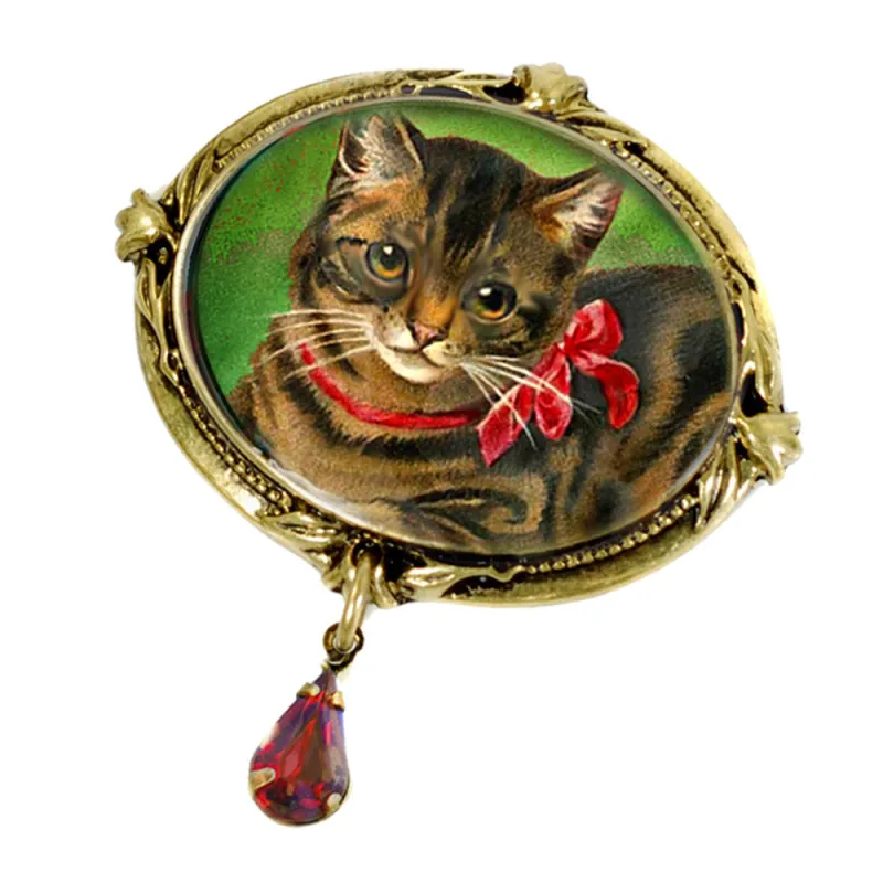 Christmas Cat Pin sold by Sweet Romance