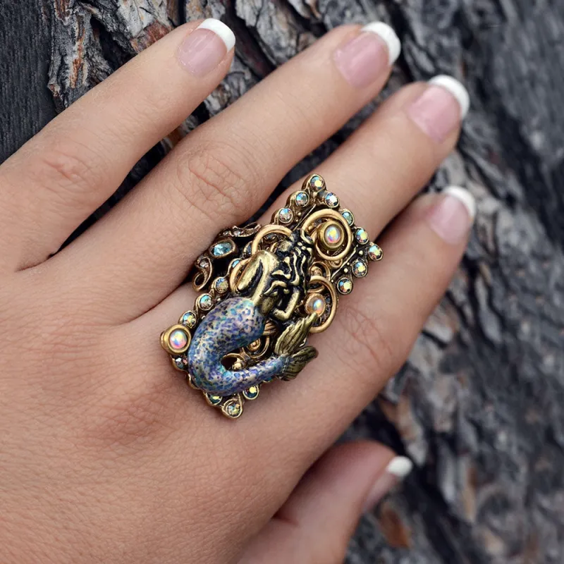 Mermaid Sea Life Ring OL_R475 sold by Sweet Romance