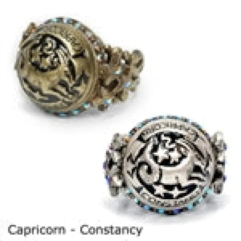 Capricorn Zodiac Rings R426-CP sold by Sweet Romance