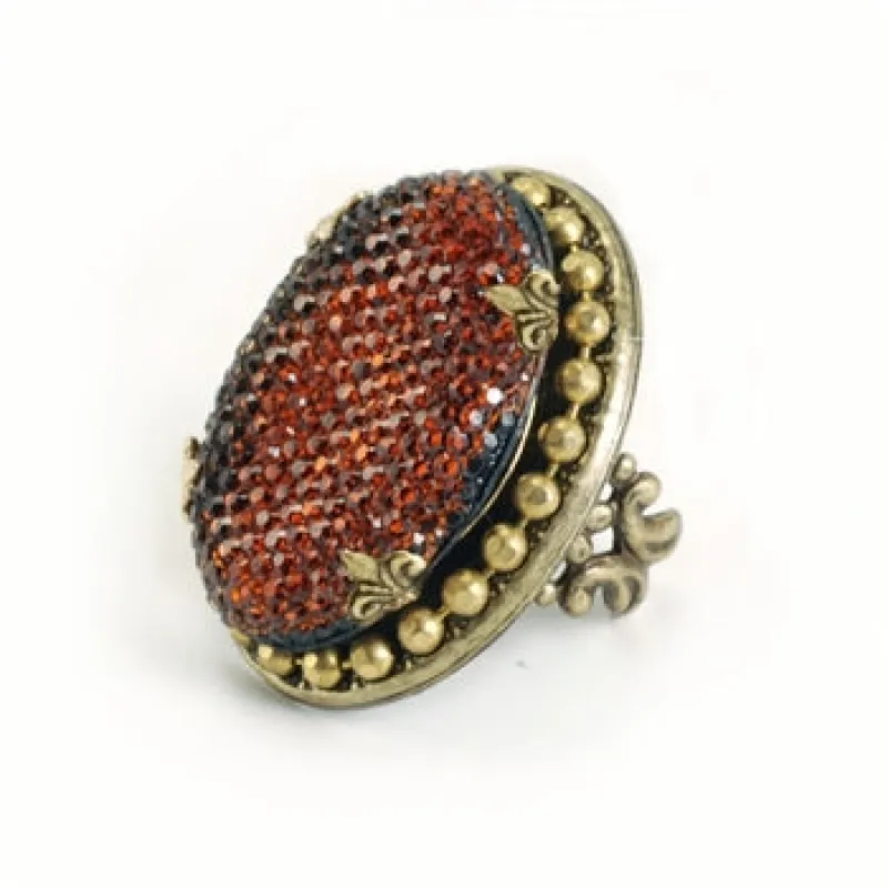 Oval Bling Ring made by Sweet Romance