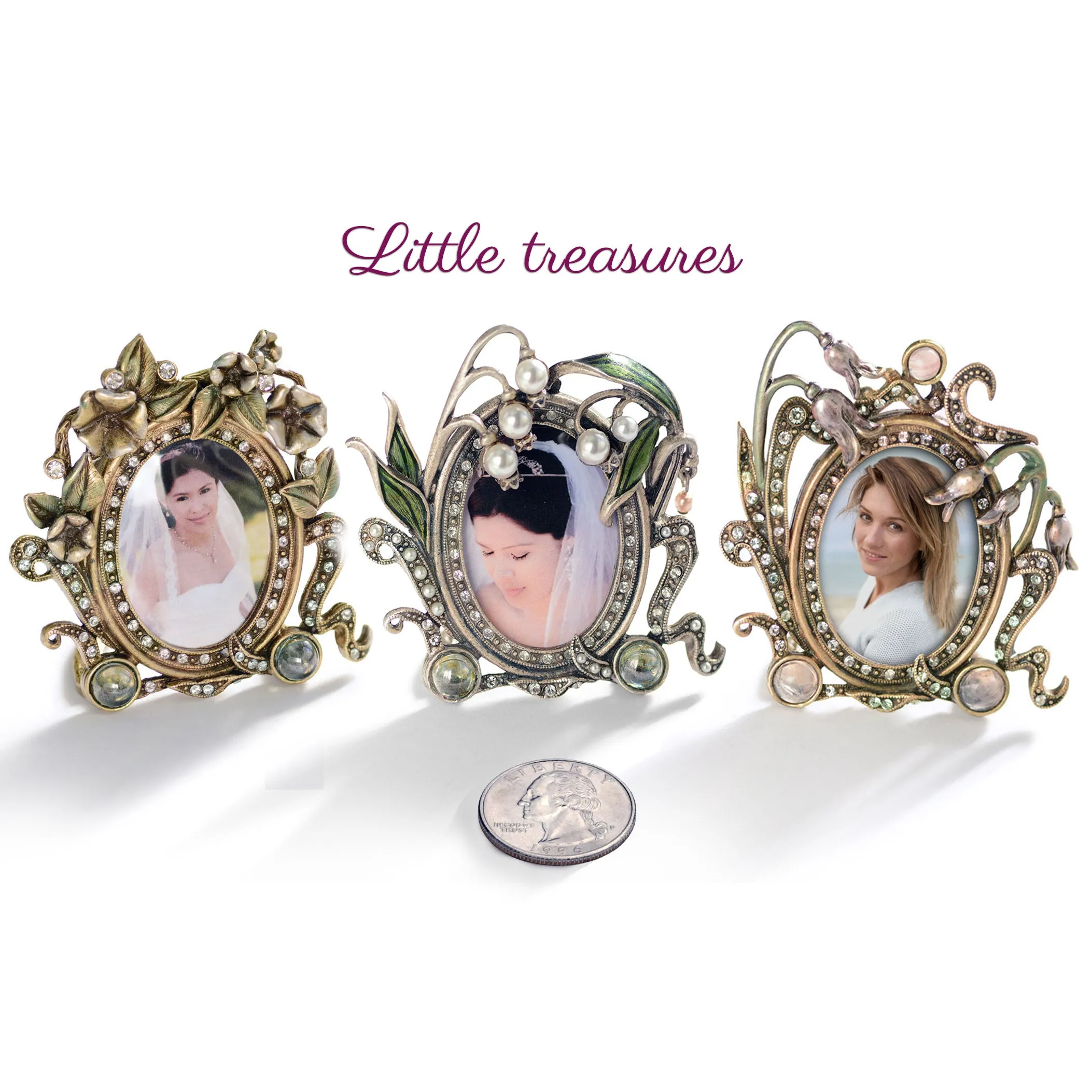 Morning Glory Miniature Picture Photo Frame sold by Sweet Romance product image thumbnail 4
