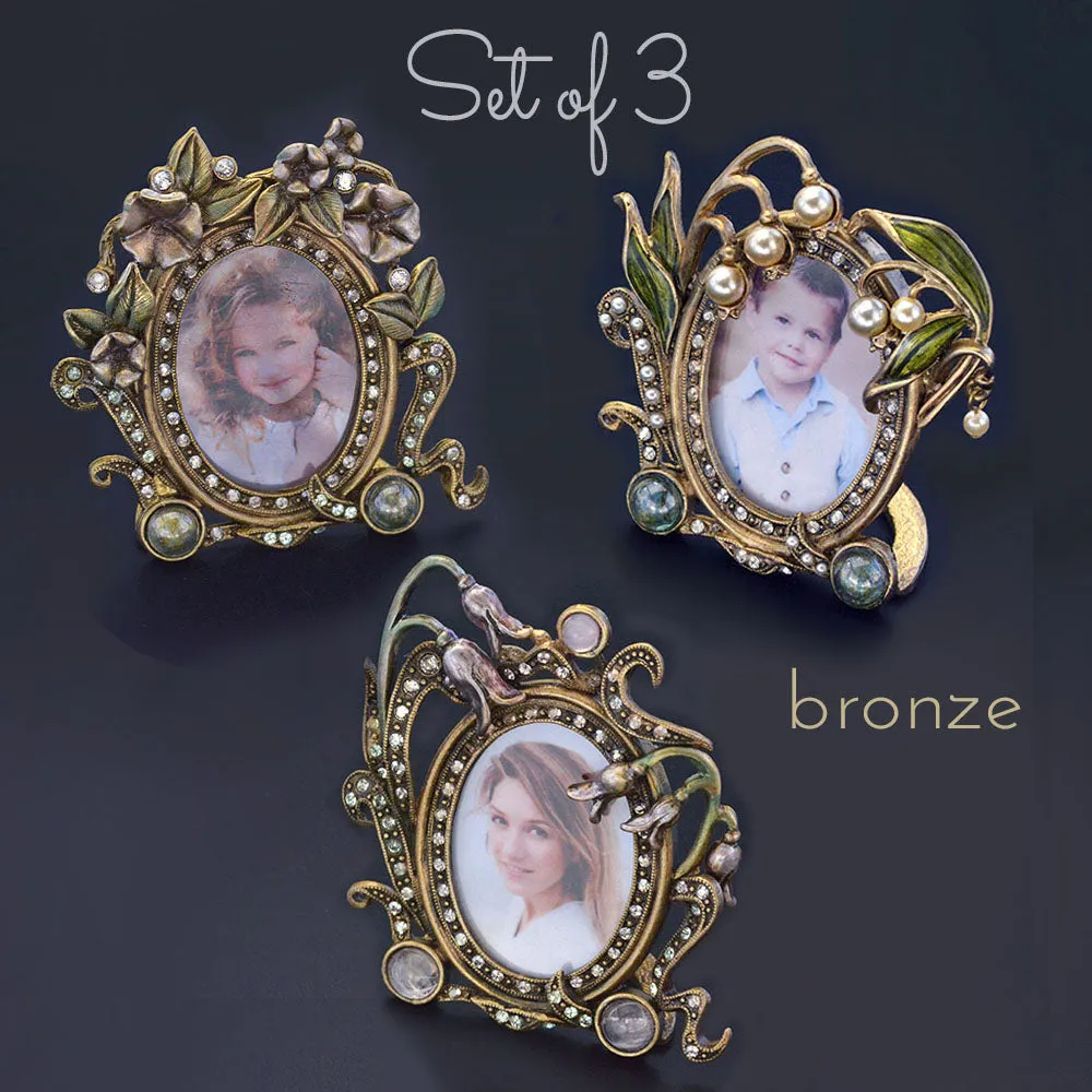 Set of 3 Miniature Art Nouveau Picture Photo Frames sold by Sweet Romance product image thumbnail 2