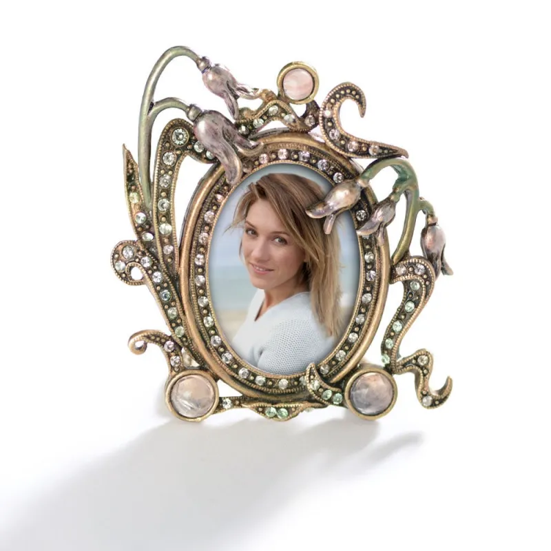 Fuchsia Flower Miniature Picture Photo Frame sold by Sweet Romance