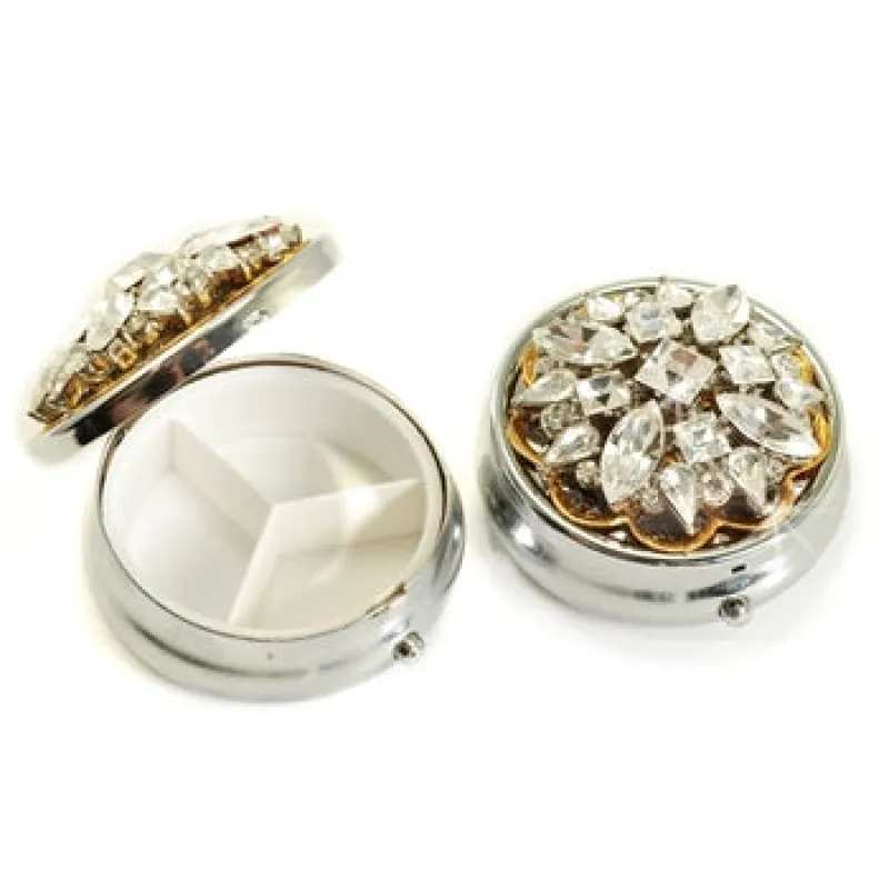 Vintage Jeweled Pillbox sold by Sweet Romance
